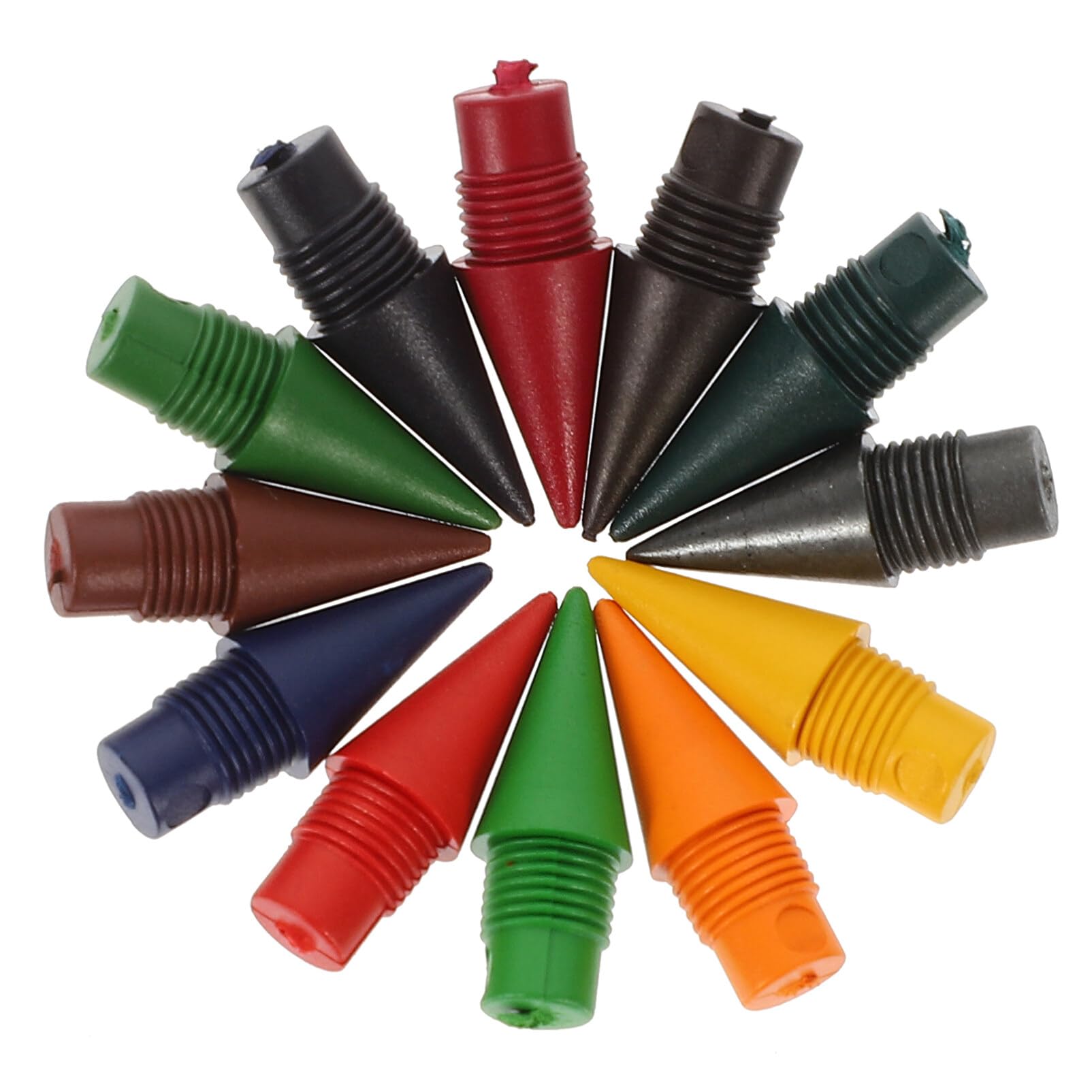Operitacx 36Pcs Practical Pencil Heads Colorful Inkless Pencil Refill Heads Nibs For Pencils Forever Pencil Tips Everlasting Pen
