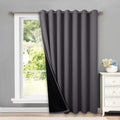 Nicetown Total Shade Patio Door Curtain, Heavy-Duty Full Light Shading Sliding Door Drape Room Divider Curtain, Vertical Blind F