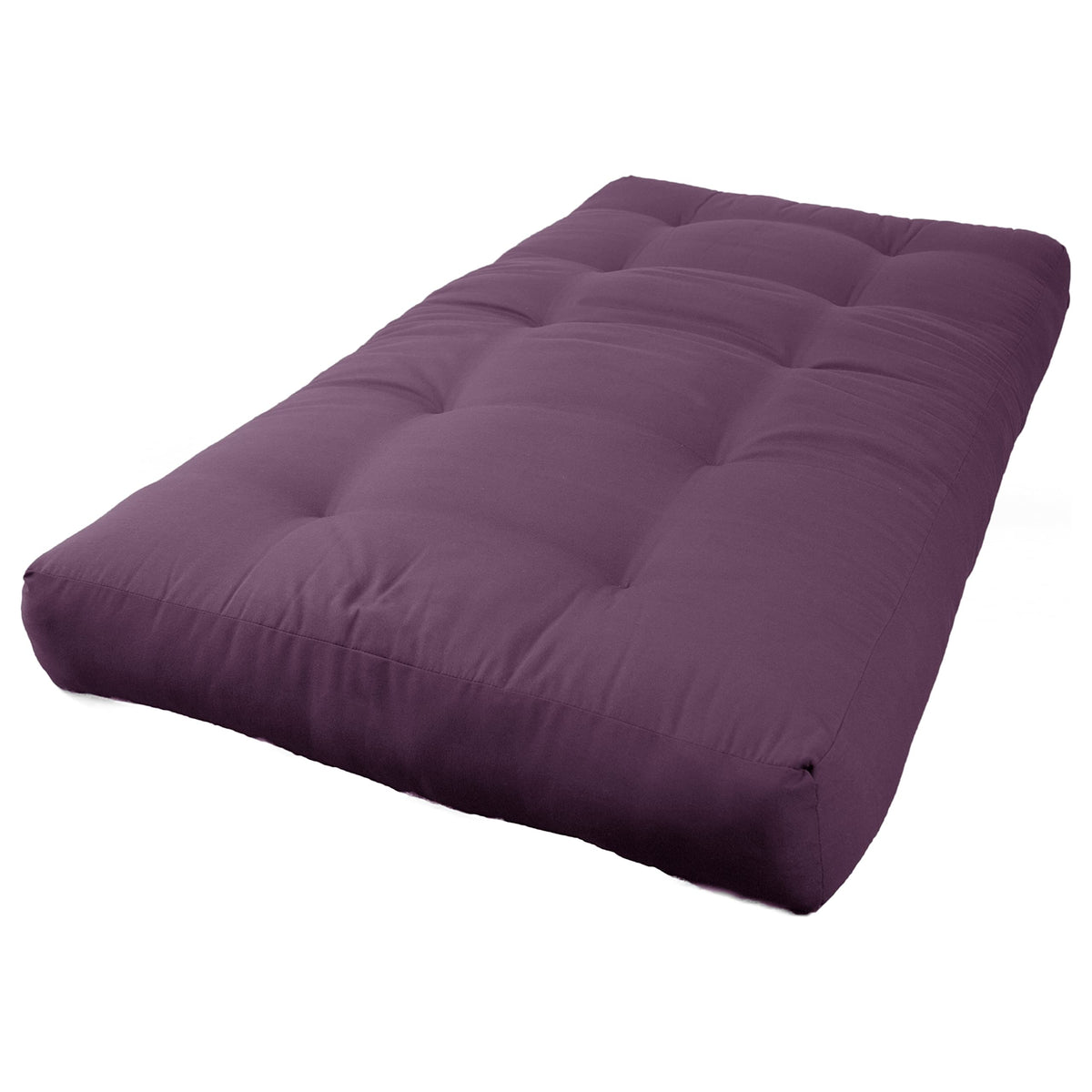 Blazing Needles Renewal 7&quot; Twill Futon Mattress, Twin, Grape