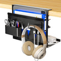 Boivshi Deskside Storage, Desktop Storage, Desk Storage, Side Storage, Under Desk Storage, Includes Cable Tray, Accessories Stor