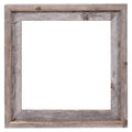 12x12 - 2 Wide Signature Reclaimed Rustic Barnwood Open Frame - No Glass or Back