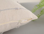 Nuyecy Boho Long Lumbar Pillow Covers 14 X 28 Stone Grey,Classic Striped Pattern Cotton Decorative Long Lumbar Pillow Cover Case