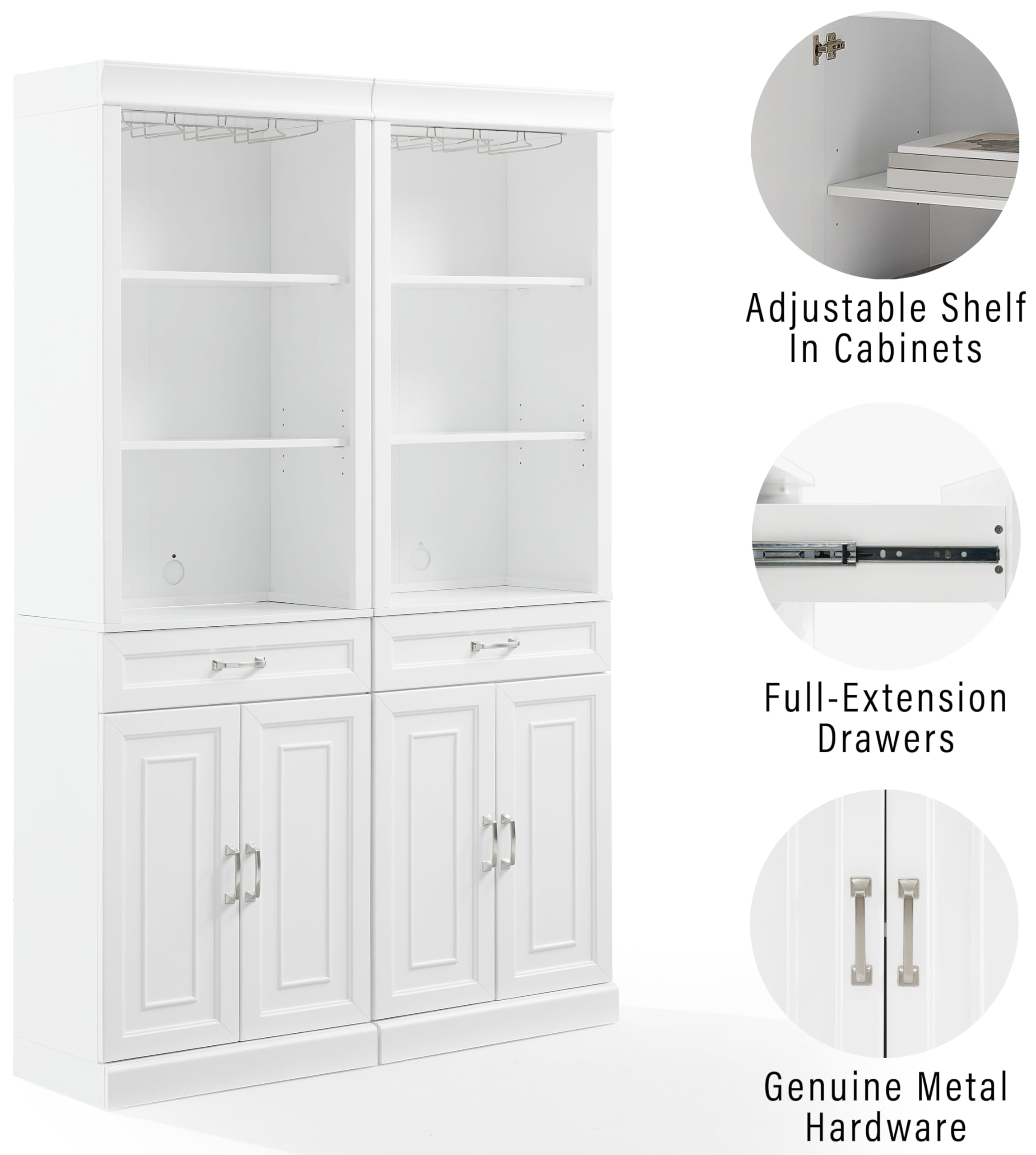 Crosley Furniture Stanton Bar Cabinet - Thumbnail 4