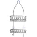 Simple Houseware Bathroom Hanging Shower Head Caddy Organizer, Chrome (22 x 10.2 x 4.2 inches)