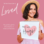 Boxzie You Are Loved Gift Box Set For Women, Unique I Love You Gifts For Her, Sending Hugs Care Package - Basket With Pillow, Ca