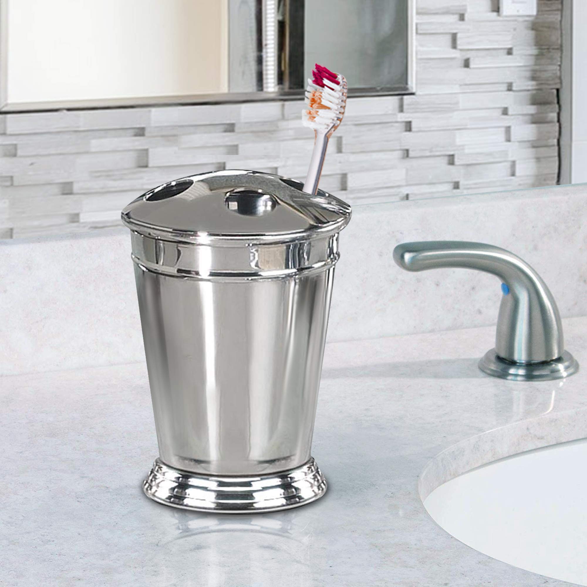 Nu Steel Timeless Toothbrush Holder