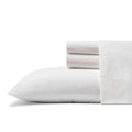 Tommy Bahama - Queen Sheets, Cotton Percale Bedding Set, Crisp & Cool, Stylish Bedding Set (Cool Zone White, Queen)