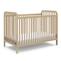 Storkcraft Pasadena 3-in-1 Convertible Crib (Driftwood) - GREENGUARD Gold Certified, Converts to Daybed and Toddler Bed, Fits St