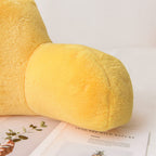 A Nice Night Faux Fur Reading Pillow Bed Wedge Large Adult Children Backrest With Arms Back Support For Sitting Up In Bed/Couch