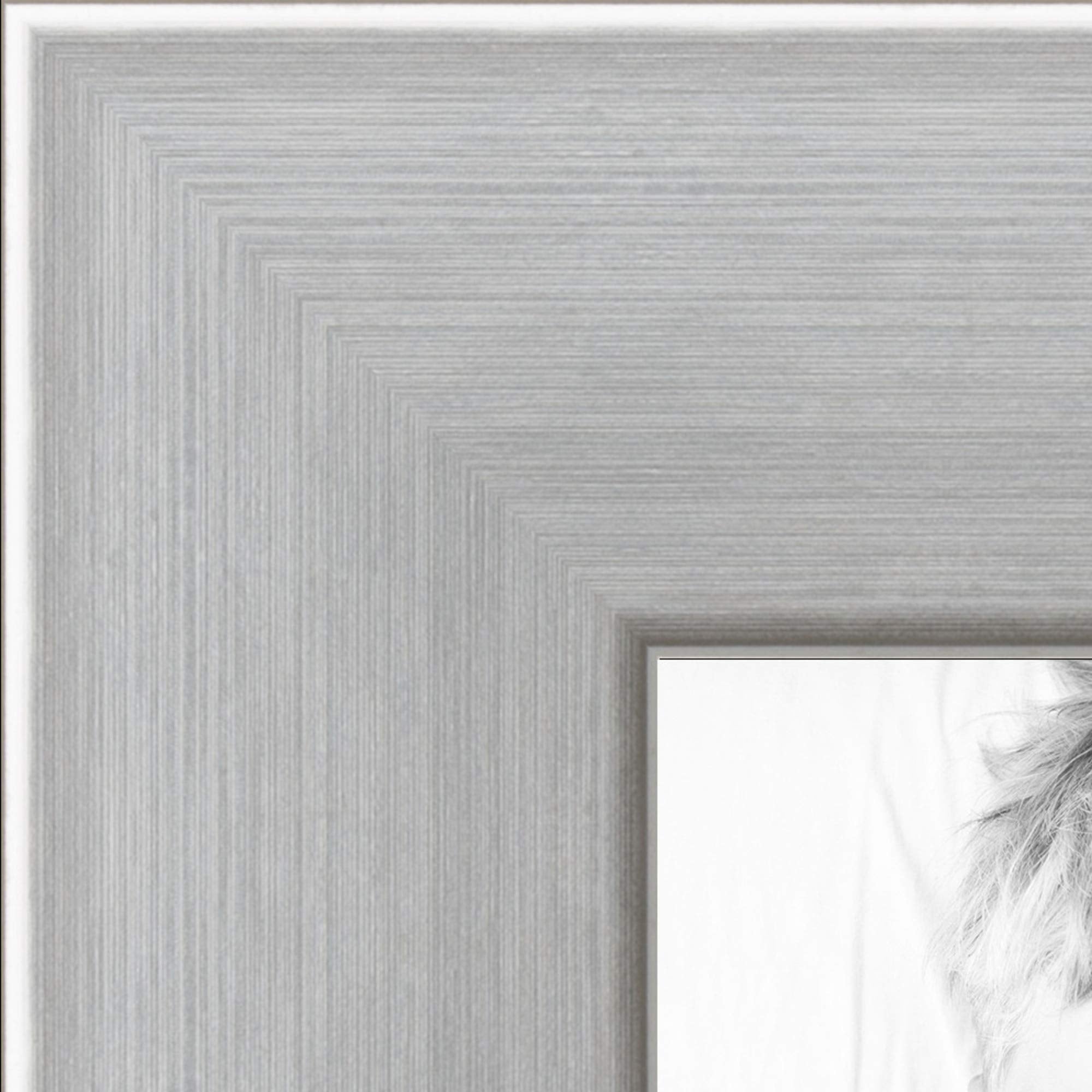 ArtToFrames 12x21 inch Chrome Stainless Steel Picture Frame, 2WOMFRBW26966-12x21