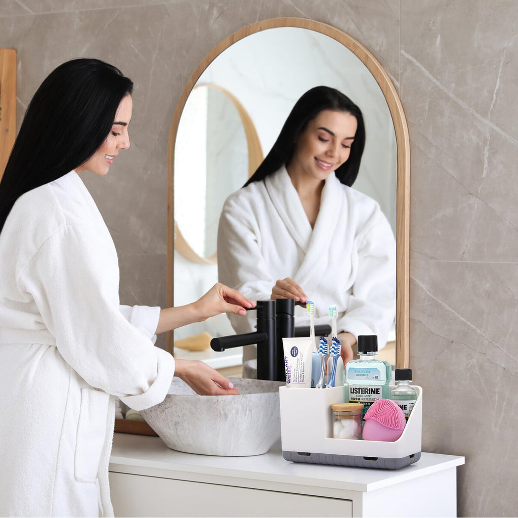 Parkmani Toothbrush Holders For Bathroom Countertop, Kids Electric Toothbrush And Toothpaste Holder, Bathroom Accessories Vanity