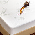 California King Waterproof Mattress Protector, Rayon Made From Bamboo Mattress Pad Cover New Pattern, Soft Breathable Cooling Ma