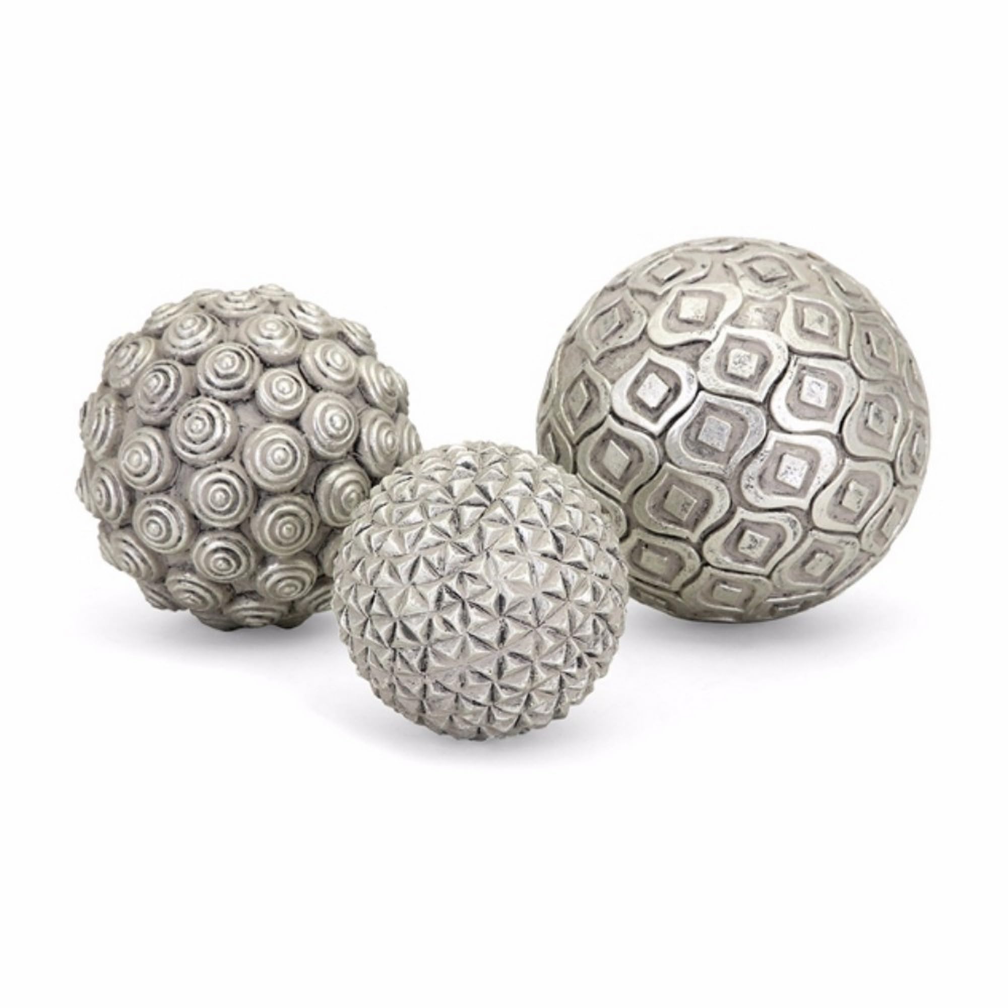 Imax Nahara Silver Balls-Set of Three
