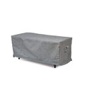 Shield Outdoor Platinum Polyester 56' x 36' Fire Table Cover in Gray Melange