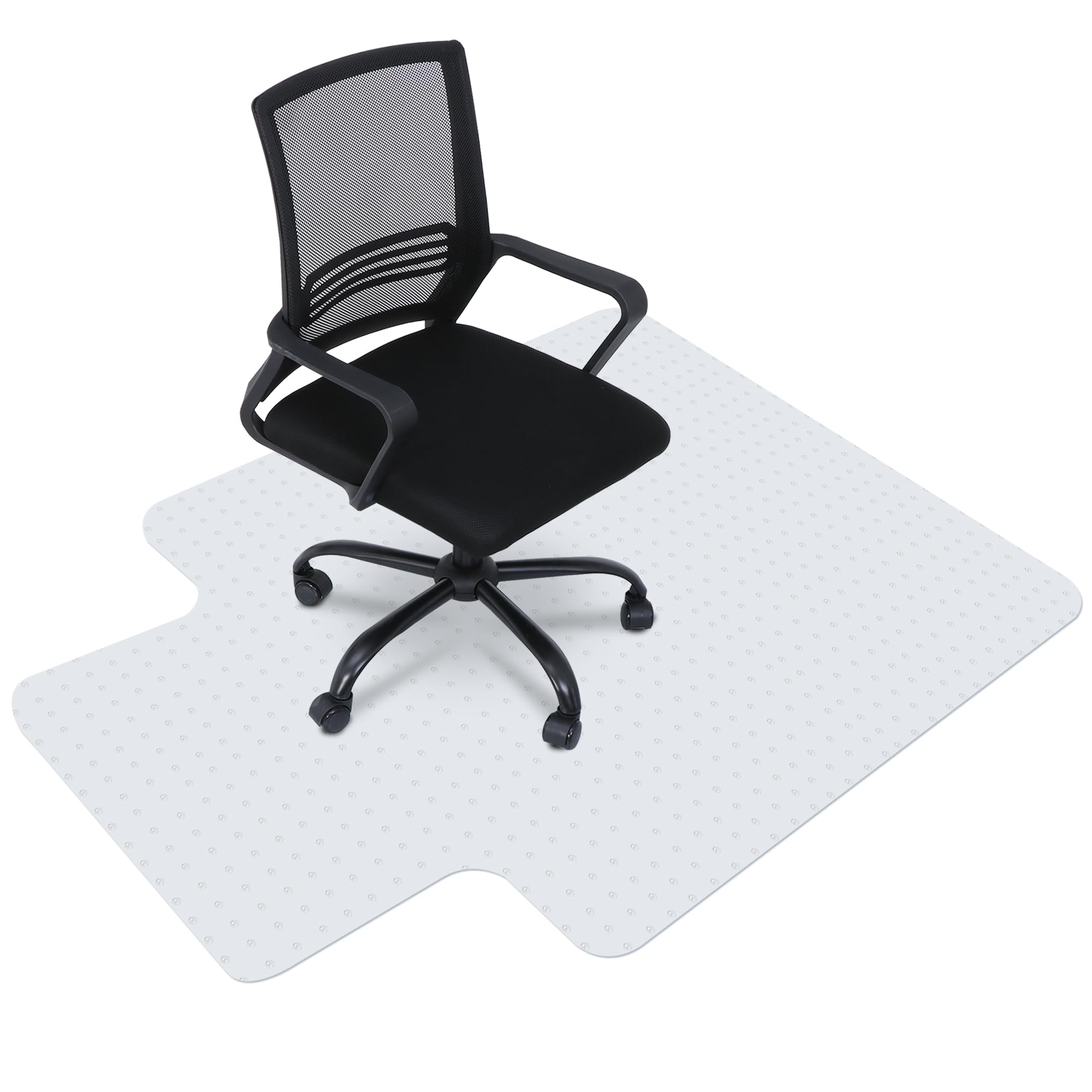 Super Deal Upgraded 48' X 36' Transparent Office Mat Chair Mat, Heavy Duty Carpets With Lip For Hardwood Floor, Rug Carpet Floor Computer Desk Low And Medium Pile Carpets