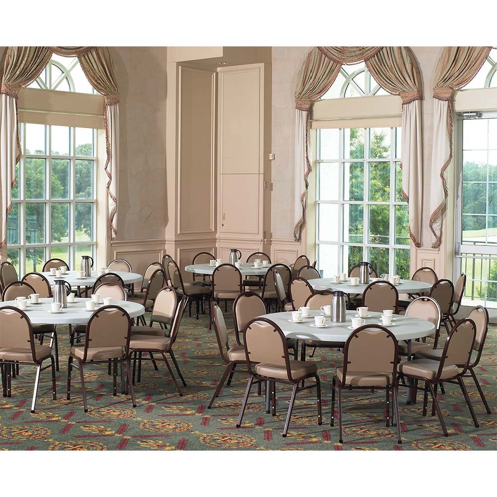 National Public Seating, 9200 Series Vinyl Stack Chair, Primary Color Blue, Included (qty.) 1, Seating Type Dining Chair, Model# 9204-SV