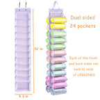Rzmayis Nylon Legging Storage Bag Storage Hanger Can Holds 24 Leggings Or Shirts Jeans Compartment Storage Hanger, Foldable Legg