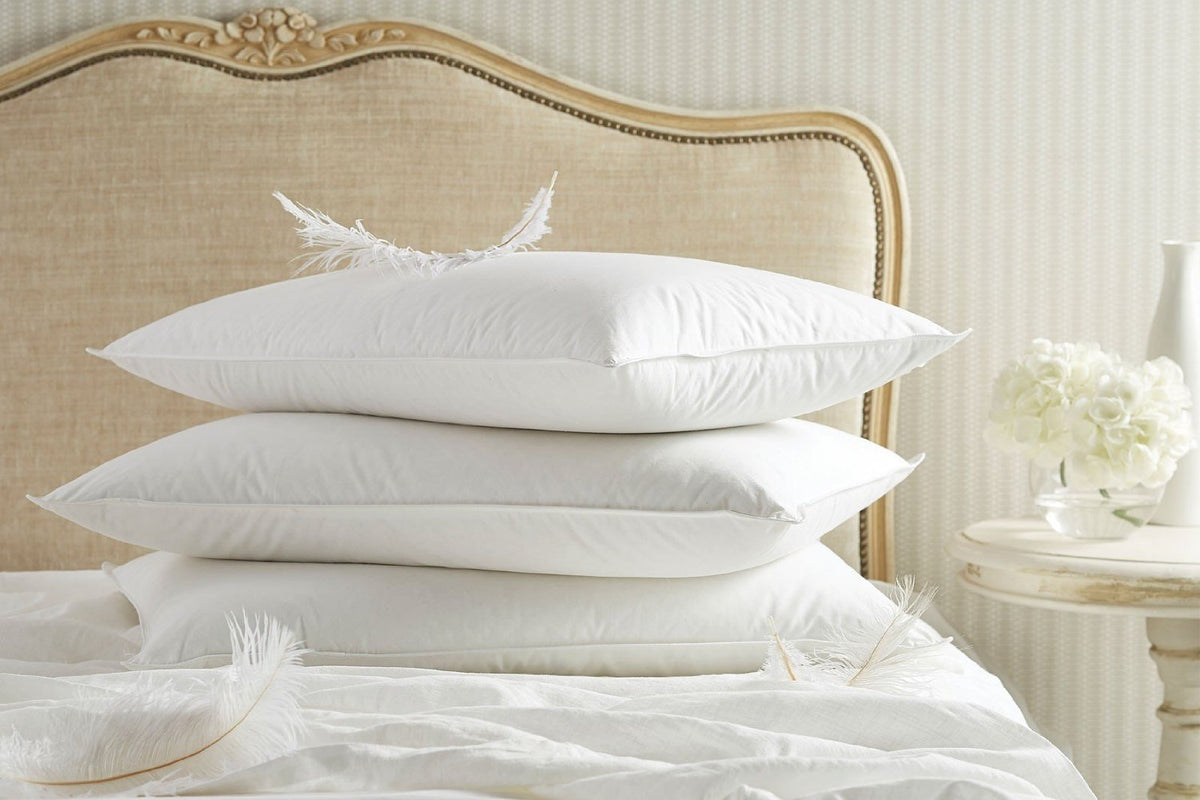 The Sleep Factory Premium Down And Feather 100% Dual-Layered Cotton Pillow (Set Of 2 Pillows) (Standard)