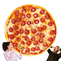 Hdfk Pizza Blanket For Kids Double Sided Adult Size Pepperoni Realistic Food Fleece Cheese Fluffy Throw Blankets Flannel Funny N