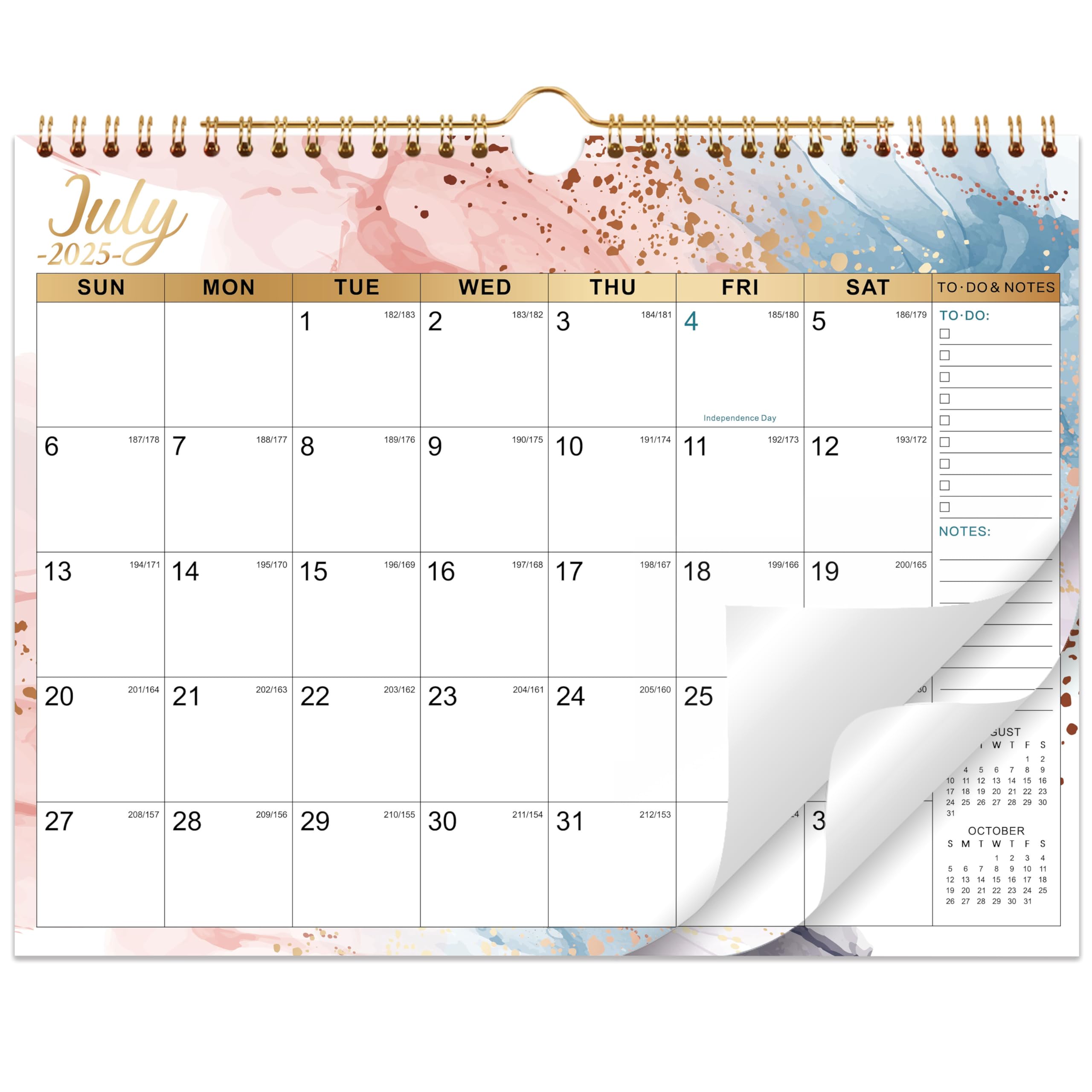 Wall Calendar 2025-2026 - 2025-2026 Wall Calendar, From July 2025 To December 2026, 11' X 8.5', 2025-2026 Calendar 18 Month Wi
