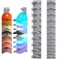 Hat Organizer for Baseball Caps 2Pack, Hat Rack for Wall with Strong Adhesive Hold up to 20 Hats, Hat Hanger Holder Display for 