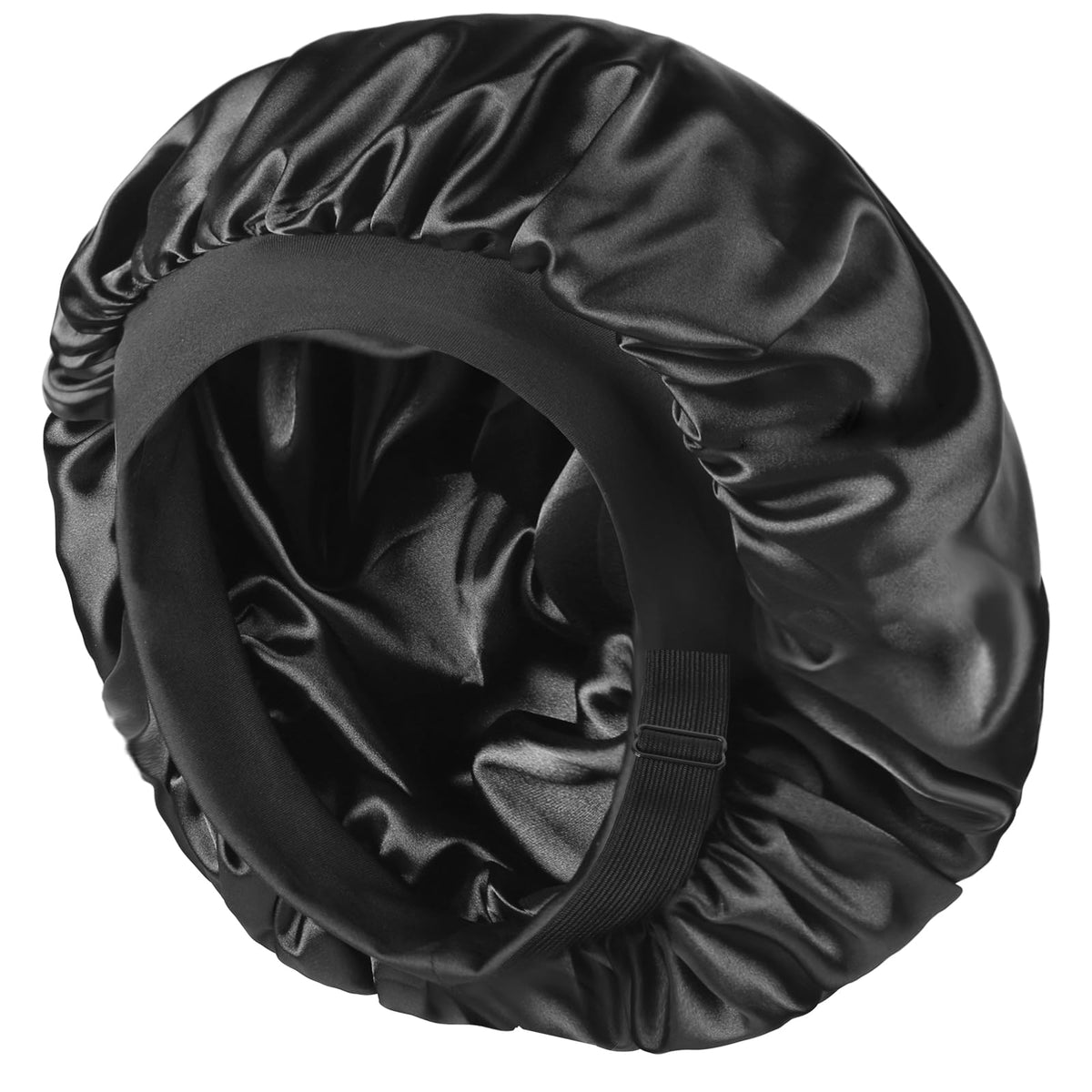 Silk Bonnet Satin Bonnet for Sleeping Double Layer Hair Bonnet for Curly Braids Hair Adjustable Bonnets for Black Women Sleep Ca