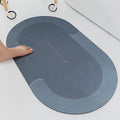 LAPREX AntiSlip Bath Mat Quick Water Absorbent Diatomite Door Mat Bathmat Bathroom Rug Shower Mat Rubber Story Home Bath Mats f