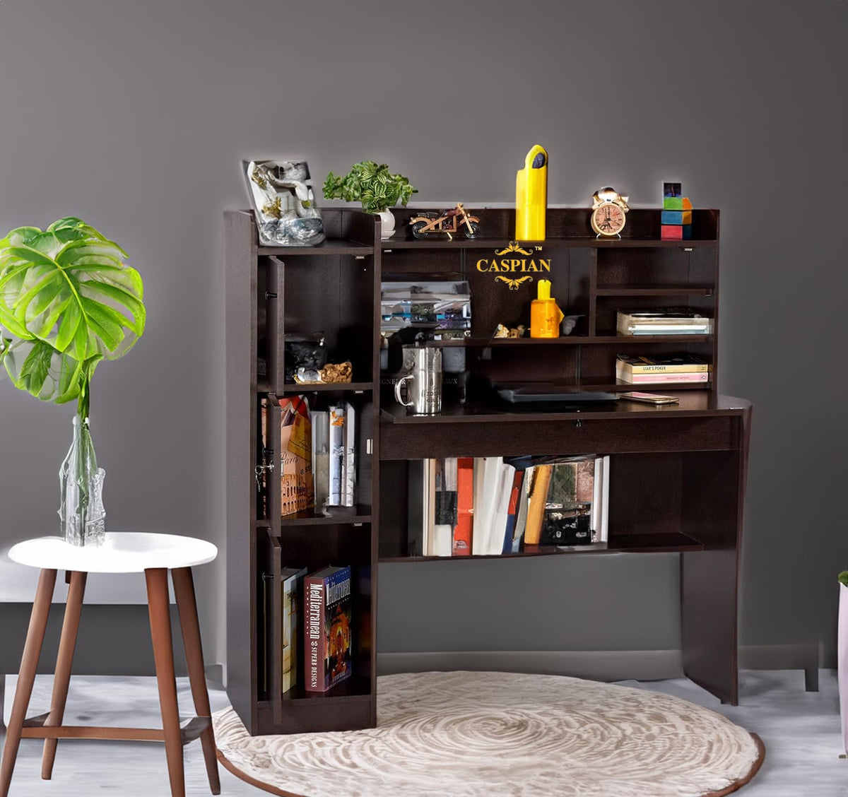 Caspian Engineered Wood Office/Computer Desk Cum Study Table ...