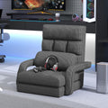 KOZIDO Floor Gaming Chair, 6 Position Adjustable Indoor Chaise Lounge Chair for Teens Adults, Padded Folding Meditation Sofa Cha