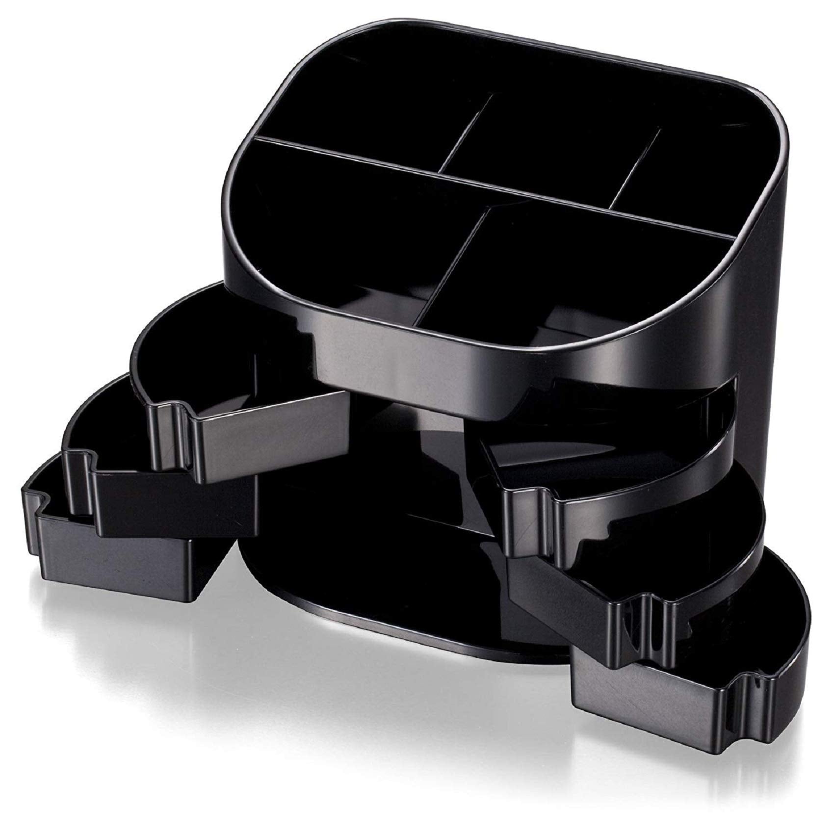 Oic 2200 Series Double Supply Desktop Organizer, Black