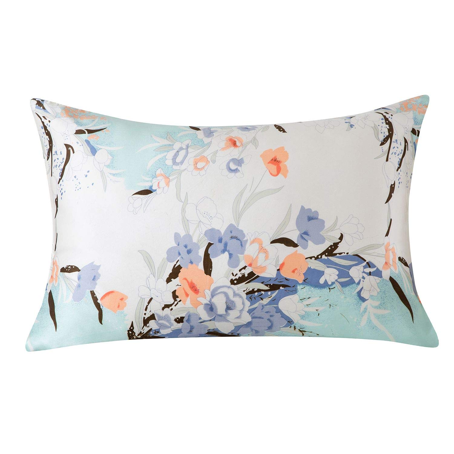 Slpbaby Silk Pillowcase For Hair And Skin With Hidden Zipper Print (Queen, Pattern11)