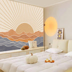 Apdidl Extra Large Boho Tapestry Wall Hanging For Bedroom Aesthetic 71''X90'', Bohemian Vintage 70S Rainbow Sun Tapestries For L