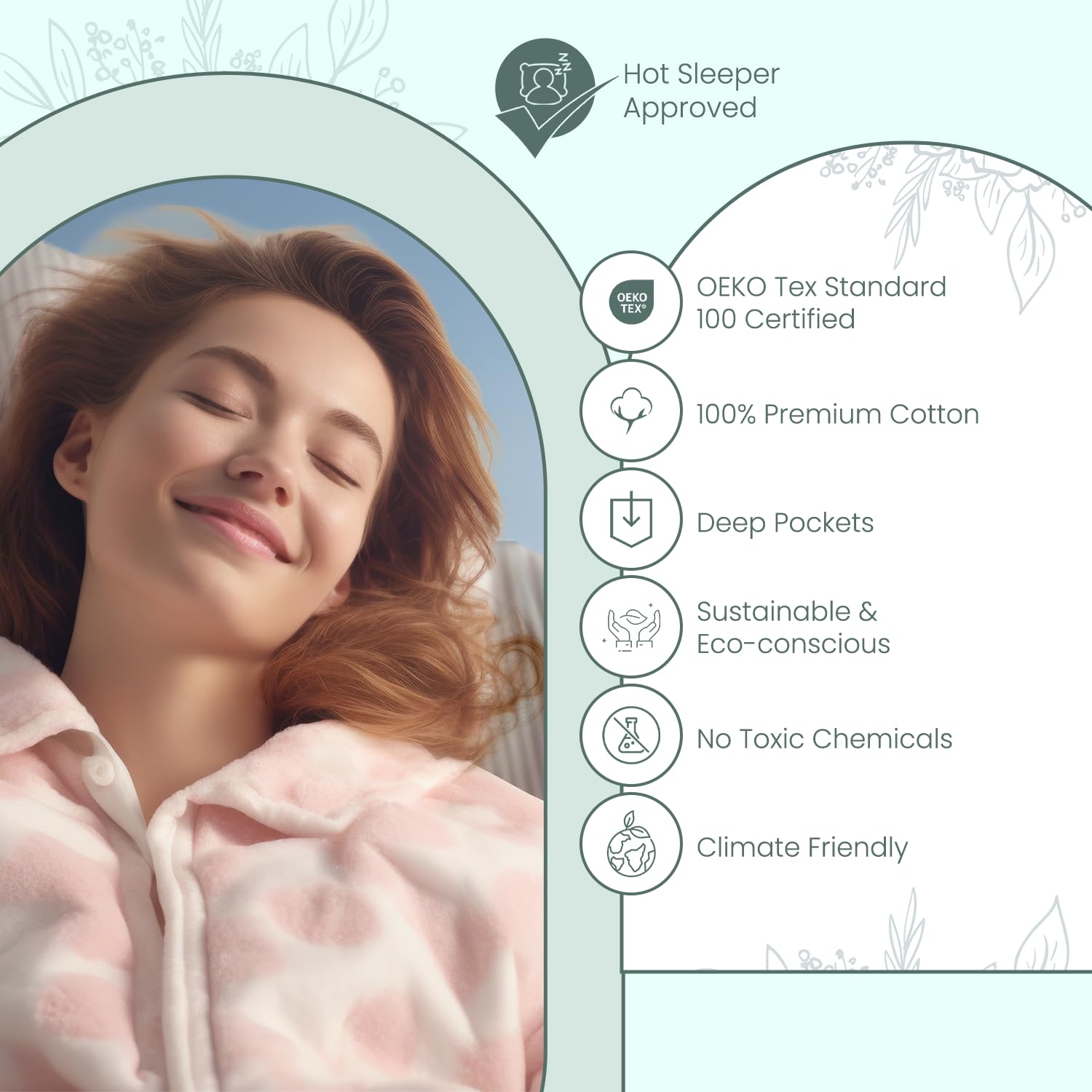 Feather & Stitch 1 Pc Fitted Sheet California King Size, 100% Cotton Damask Sateen Weave, Striped Breathable, Stretchable Elastic Sheet For Mattress 18 Inch Deep Pocket, 500Tc Ultra Soft - Dark Blue