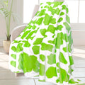 Hseec Green Throw Blanket Fleece Cozy Blankets & Throws Soft Throw Blankets For Couch