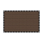 Vicllax 90% Shade Fabric Sun Shade Cloth Privacy Screen With Reinforced Grommets For Outdoor Patio Garden Pergola Cover Canopy 12X20 Ft, Mocha