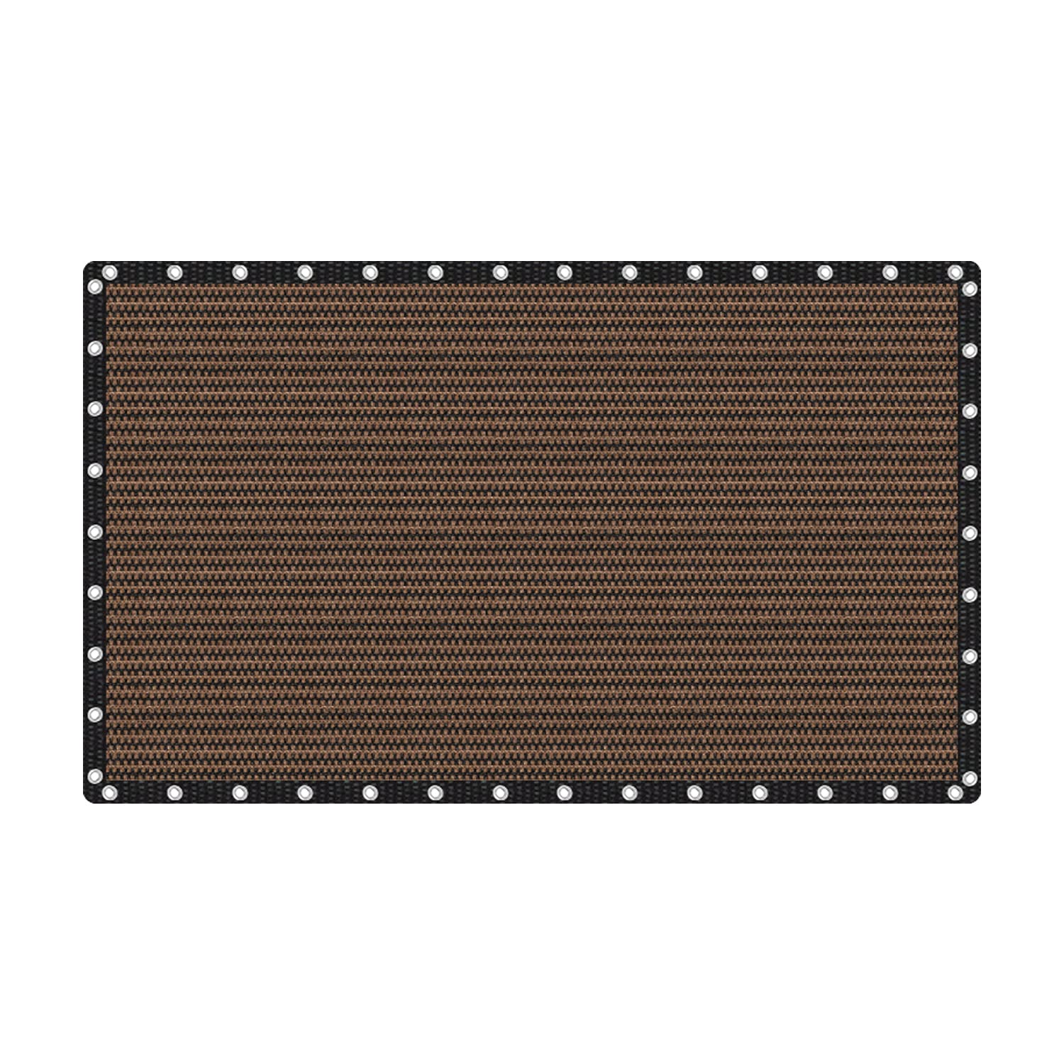Vicllax 90% Shade Fabric Sun Shade Cloth Privacy Screen With Reinforced Grommets For Outdoor Patio Garden Pergola Cover Canopy 12X20 Ft, Mocha