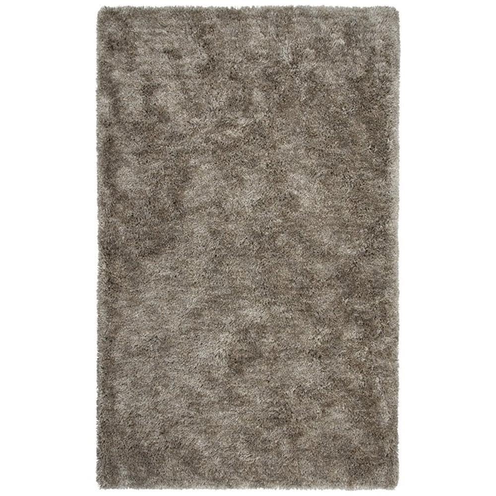 Rizzy Home Alora Decor Oregon 5'X7'6" Solid Shag Beige/Tone On Tone Tufted Area Rug