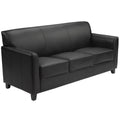 Flash Furniture HERCULES Diplomat Series Black LeatherSoft Sofa
