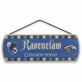 Open Road Brands Harry Potter Ravenclaw Common Room Hanging Wood Wall Decor - Fun Ravenclaw Sign for Teen Bedroom or Movie Room