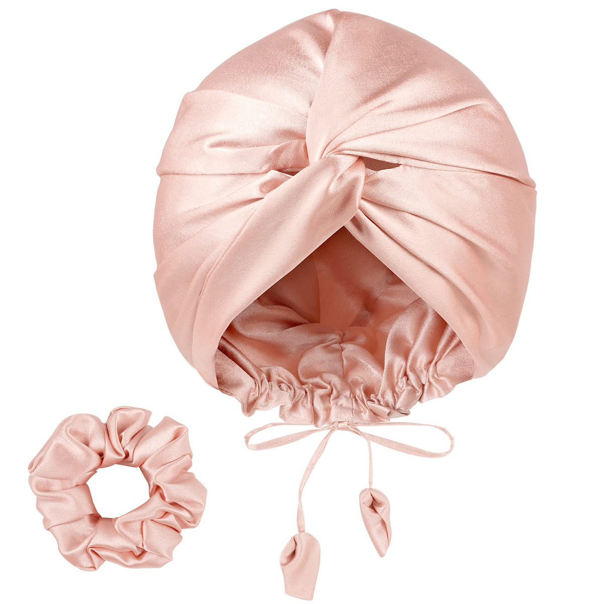 PARISBELLA Reversible Silky Satin Bonnet for Sleeping, Smooth As Silk Hair Wrap for Sleeping, Adjustable Satin Sleep Cap for Wom