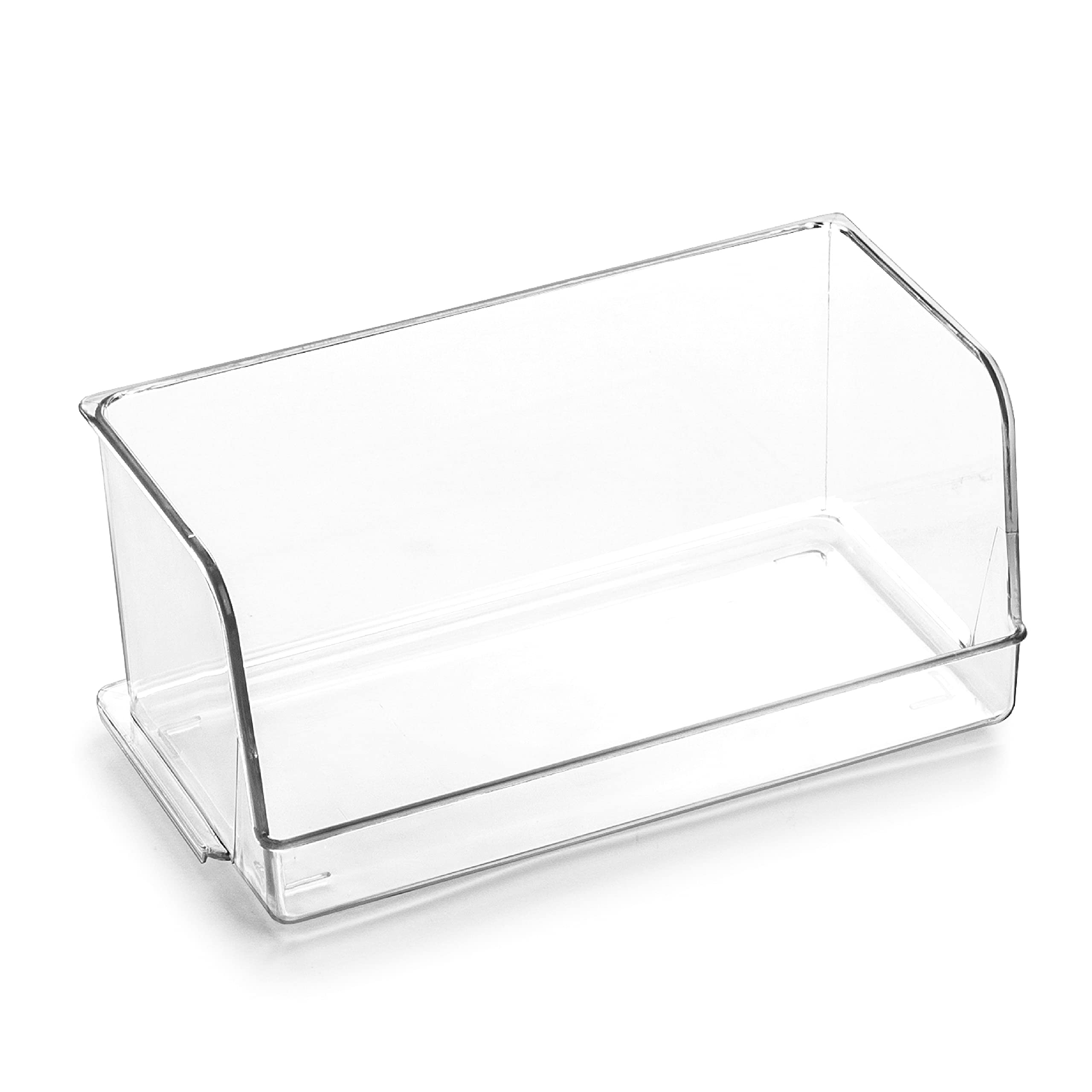 BINO | Stackable Plastic Storage Bins, Medium | THE MYRIAD COLLECTION | Multipurpose Bins | Pantry Organizers And Storage | Home