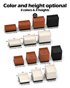 Furniture Risers, Tclouda Bed/Sofa/Desk/Table/Chair Leg/Fridge Lifts To 1.5, 3 And 4 In, Rectangle Adjustable Risers Blocks For