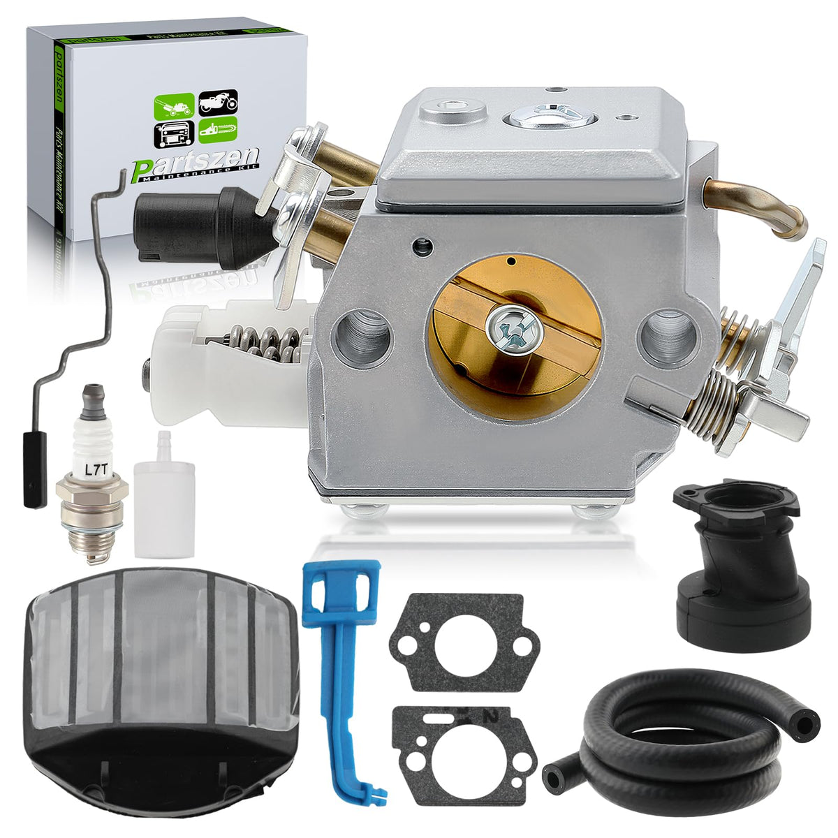 Partszen 505203001 Carburetor For Zama El42 Husqvarna 359 359 Epa 357 357Xp Jonsered Cs2156 Cs2159 Chainsaws Parts With Tune Up