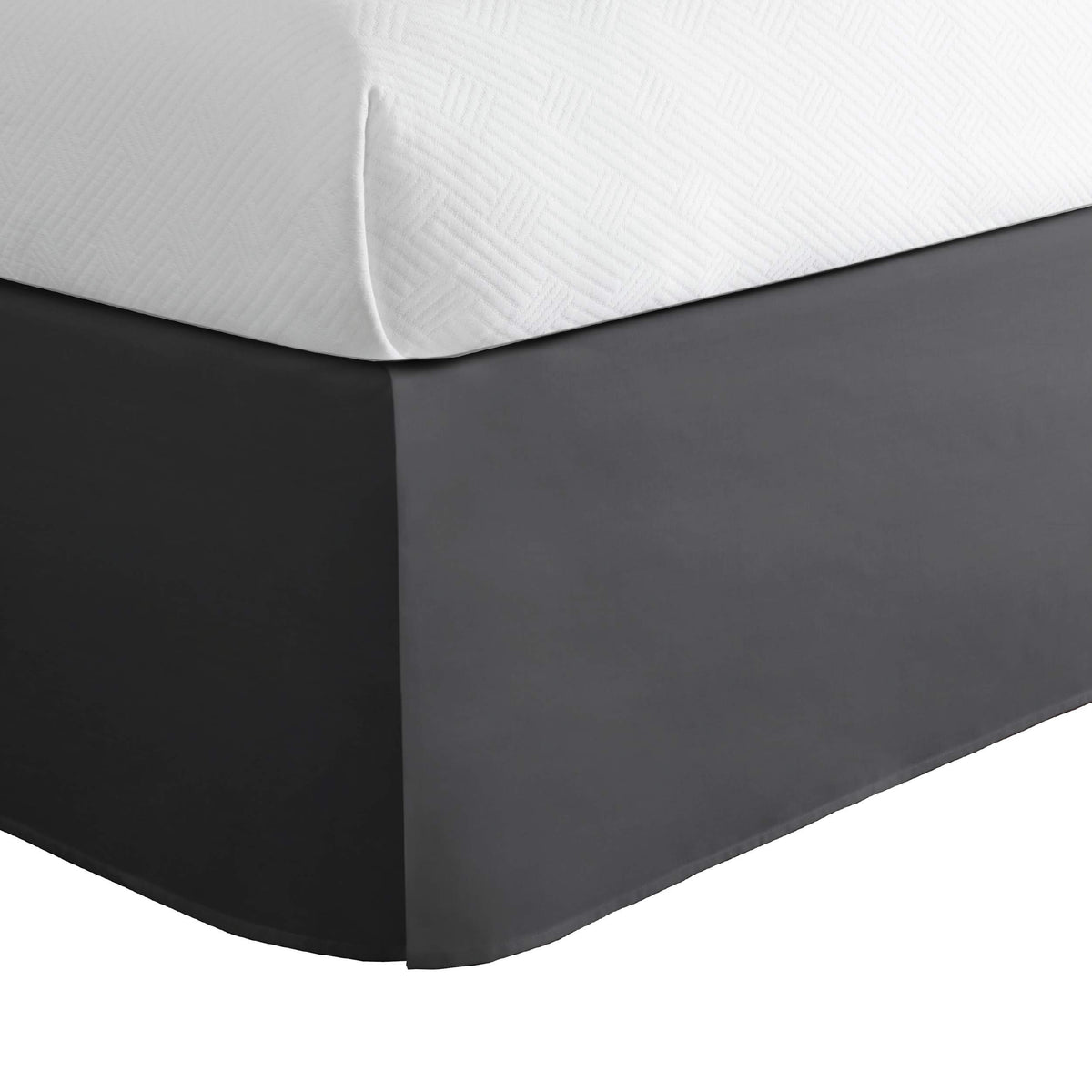 Todays Home Classic Tailored, Microfiber, 14 Drop Length Bed Skirt Dust Ruffle, King, Grey