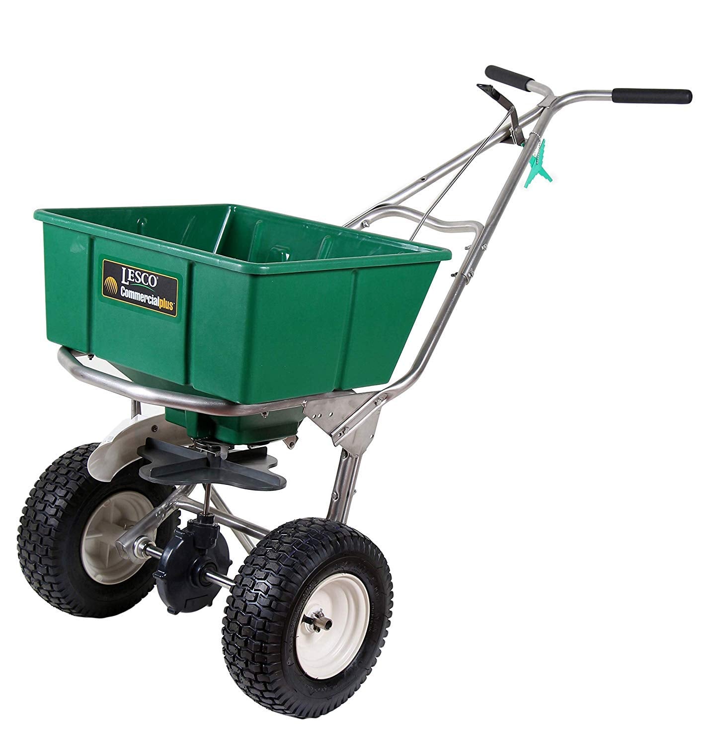 Lesco High Wheel Fertilizer Spreader With Manual Deflector - 101186 - Replaces 091186