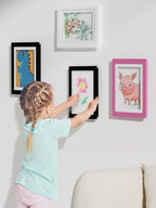 Orionstar Kids Art Frames, Artwork Picture Frames Changeable, Front Opening Picture Display Frames Holds 11X8.5 100 A4 Pcs, Artw