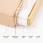 Pixy Canvas Floater Frame 12X18 For 3/4 (0.75) Inch Deep Canvas Paintings/Canvas Prints/Wood Canvas Panels/Wall Art/Wall Decor/H