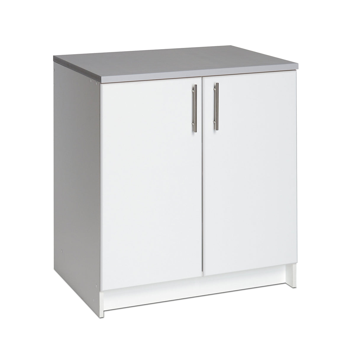 Prepac Elite Functional Shop cabinet with Adjustable Shelf and 2 Doors, Simplistic Freestanding 2-Door garage cabinet 24 D x 32 