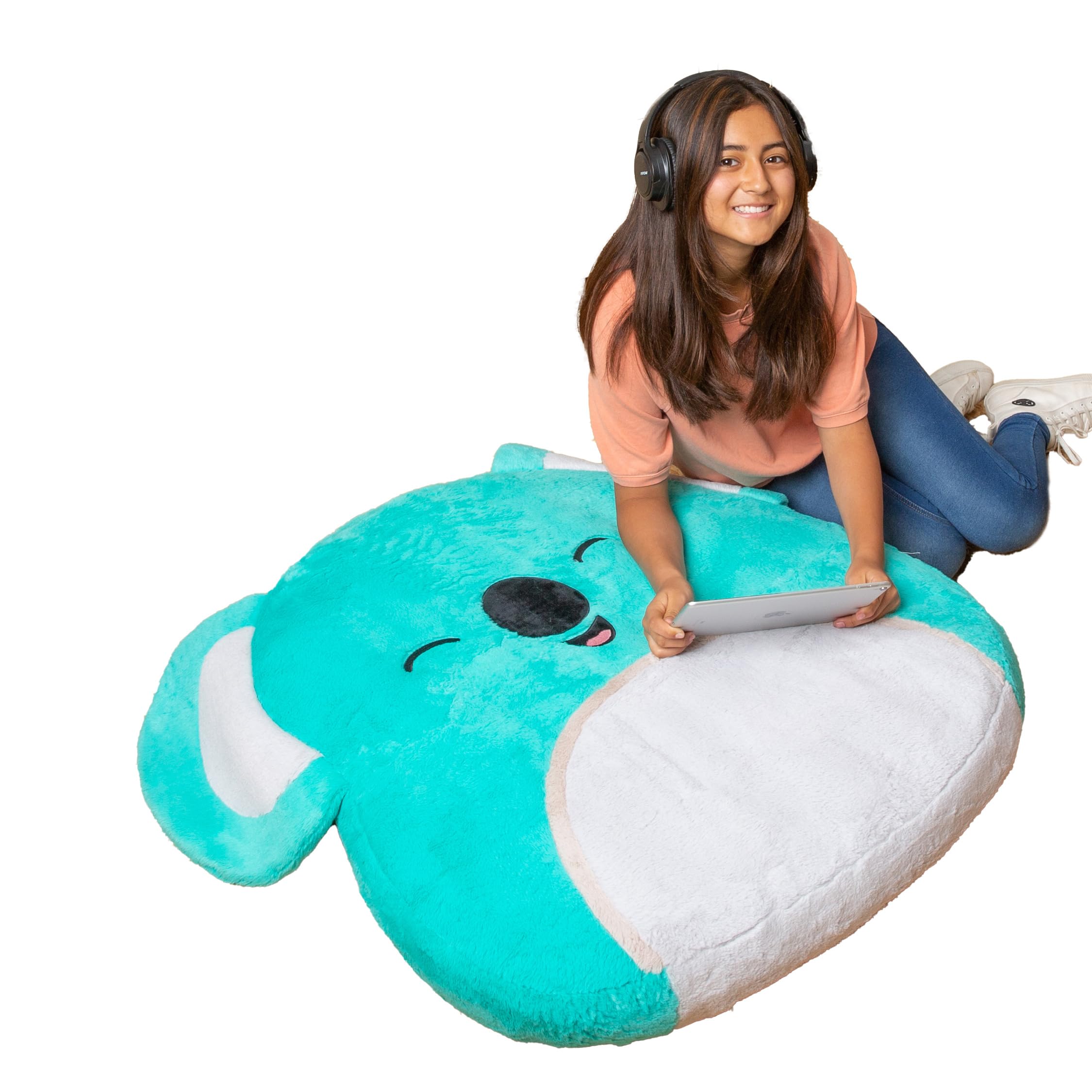 BigMouth x Squishmallows Original Inflat-A-Pal, Inflatable Floor Pillow, Jumbo Animal Cushion Lounger for Kids - Kevin The Koala