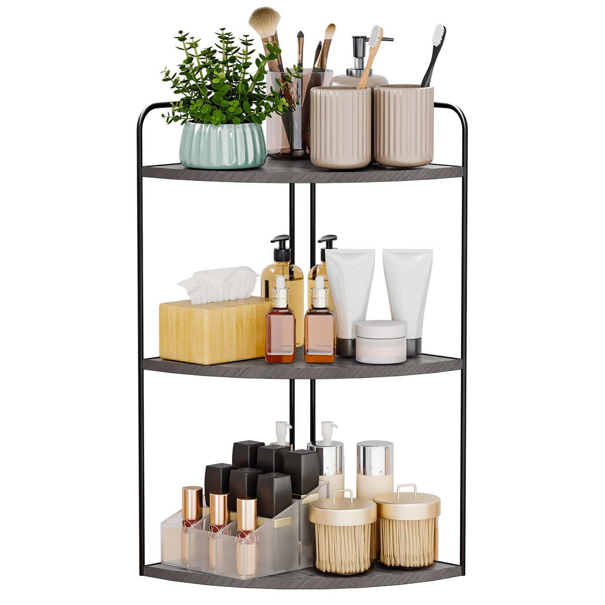 Bathroom Counter Organizer, Vanity & Makeup Countertop Organizer